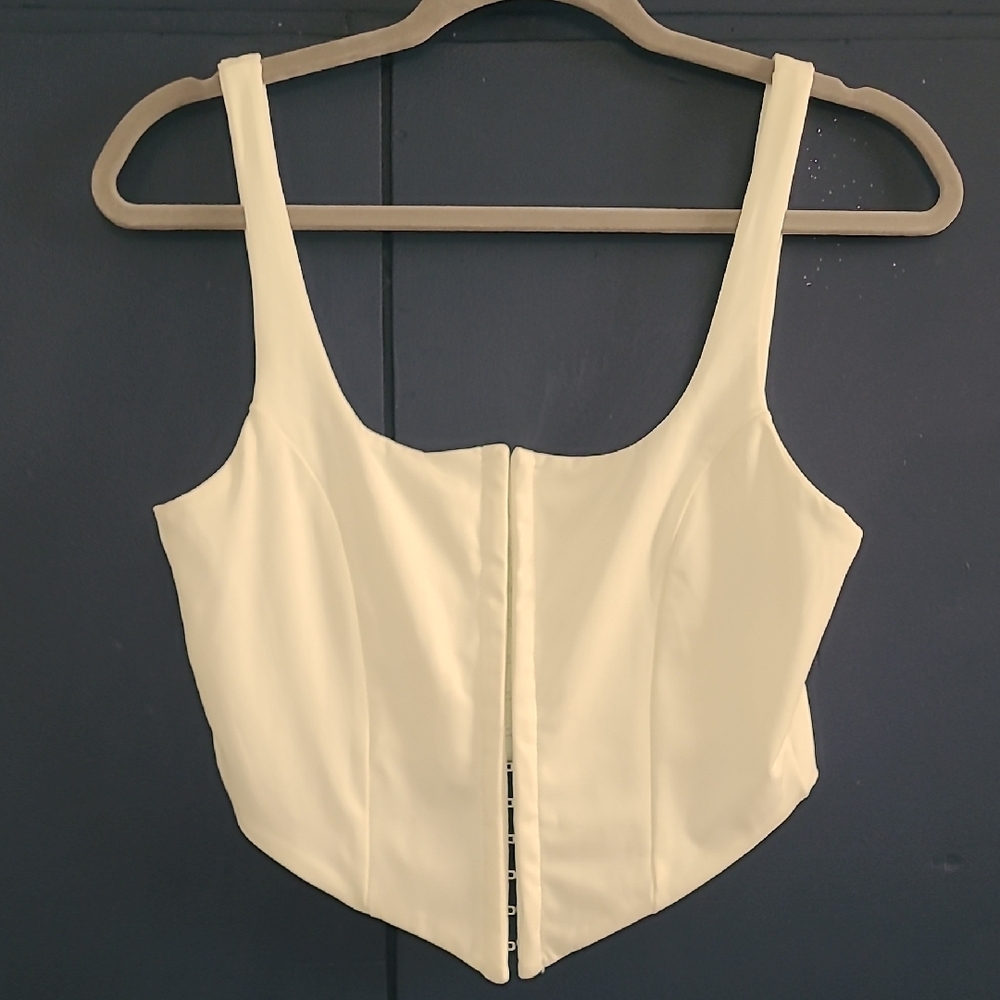 Elegant Cream Women's Top